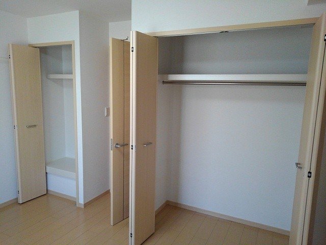 収納　十分な収納スペースがあります