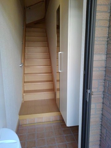 玄関　落ち着いた玄関です