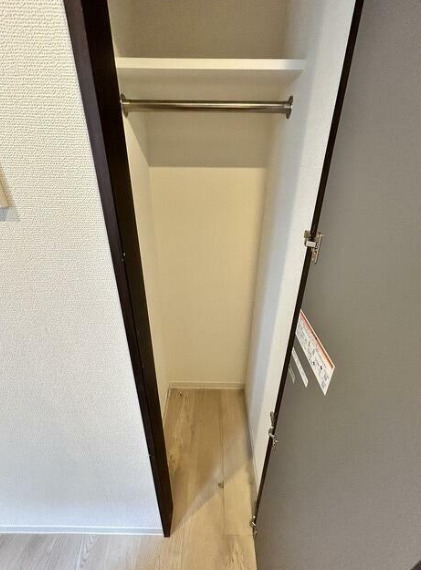 収納　クローゼットです