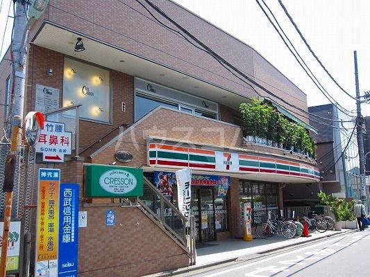 コンビニ　セブン-イレブン 柴崎駅南口店（コンビニ）まで396m