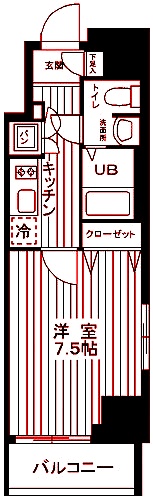 ヴェルト川崎イーストの間取り写真