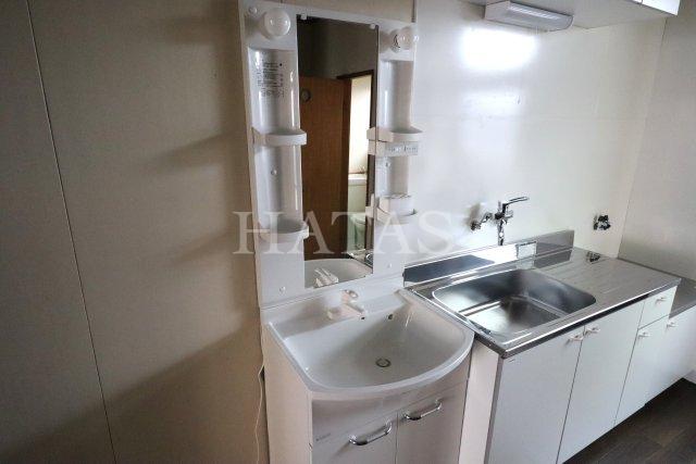 洗面設備　同物件別部屋です。