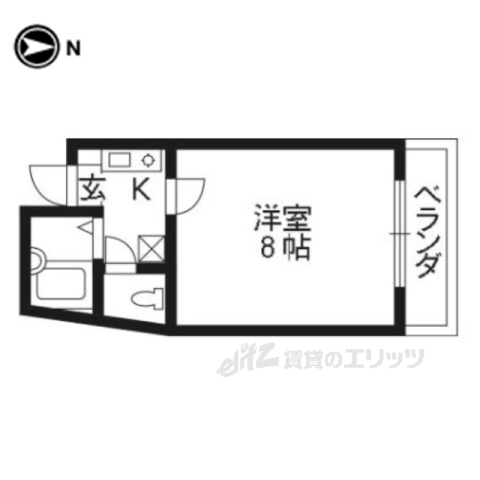 パープルゲートの間取り写真