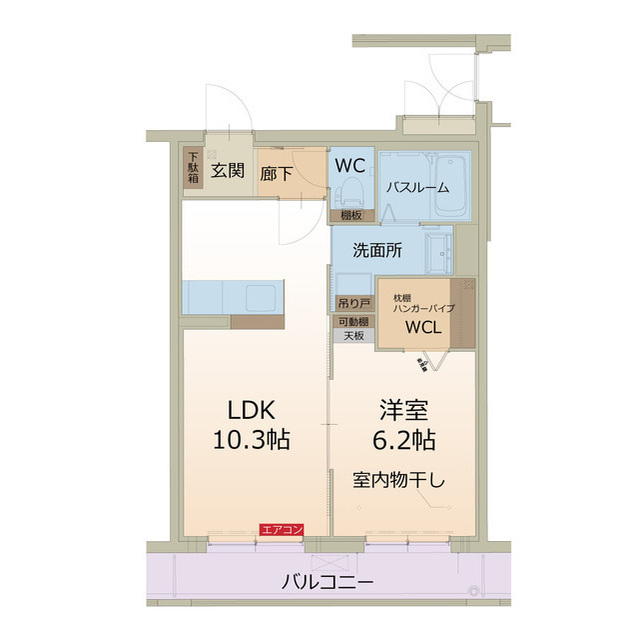 グーテンタークの間取り写真