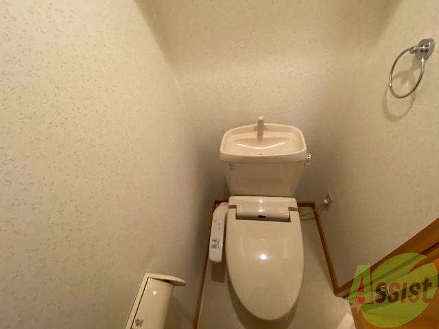 トイレ　トイレはシンプルかつオーソドックスですが綺麗ですね。