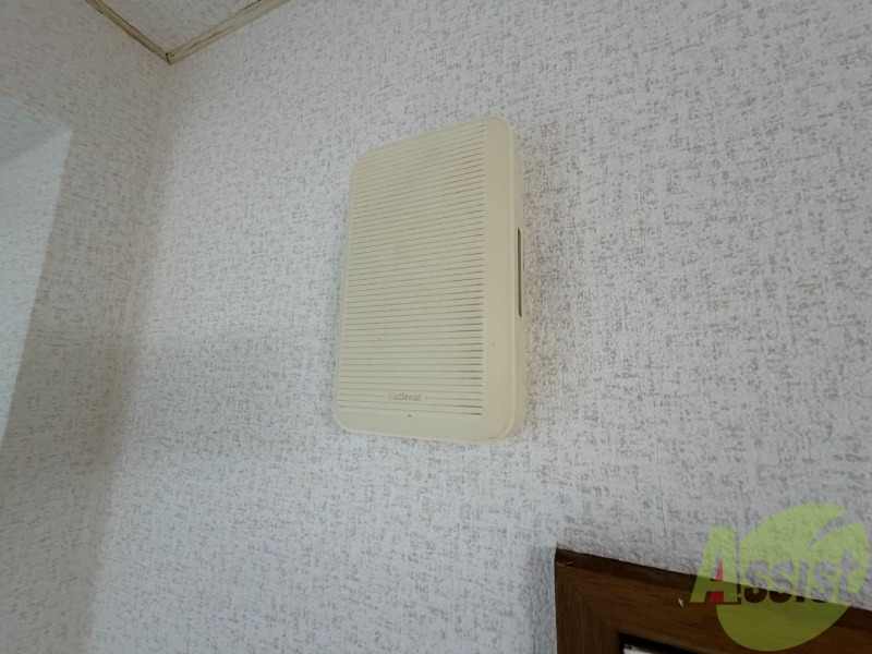セキュリティ　インターホンです。来客者を確認できるので安心！