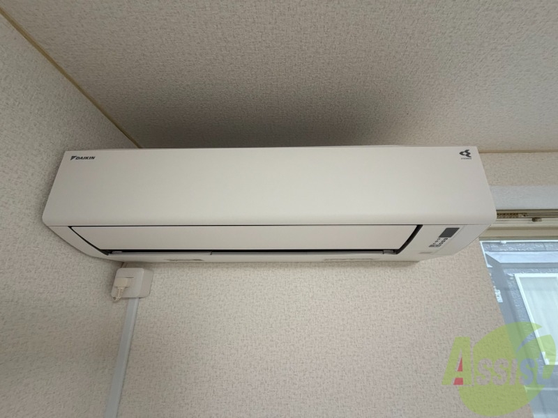 その他設備　エアコンが設置してありますので、寒暖対策もばっちり。