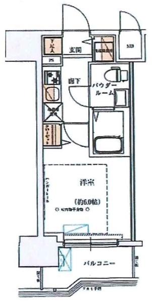 SHOKEN Residence横浜阪東橋の間取り写真