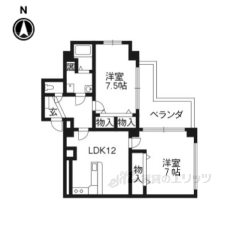 プレステージ翼の間取り写真