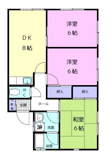 シティハイツ吉森IIの間取り