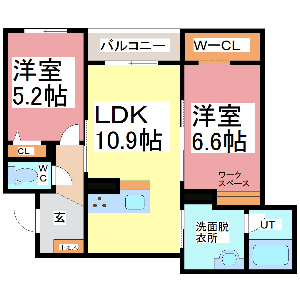 Luasol（ルアソル）の間取り