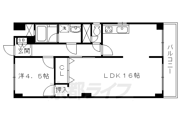 安井マンションの間取り