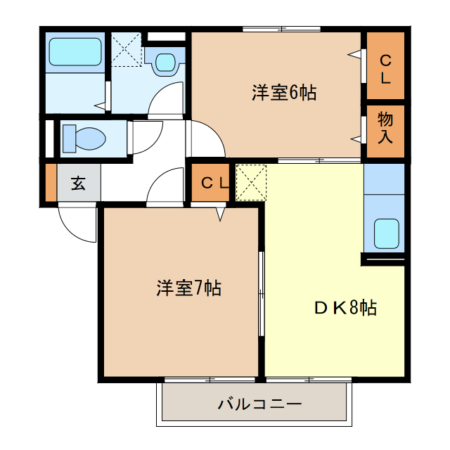 プレミールボヌールの間取り