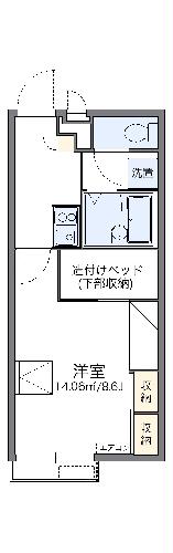 レオパレス弥生が丘の間取り