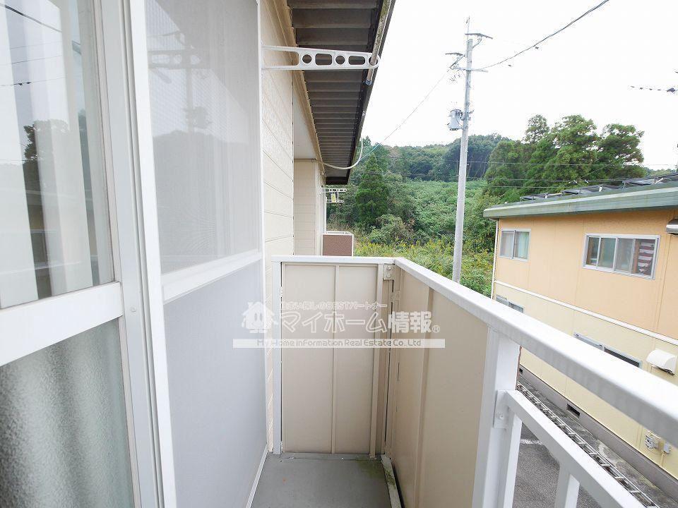 バルコニー　南向きのベランダ！！