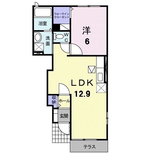 リアン・ロジュマンＢの間取り