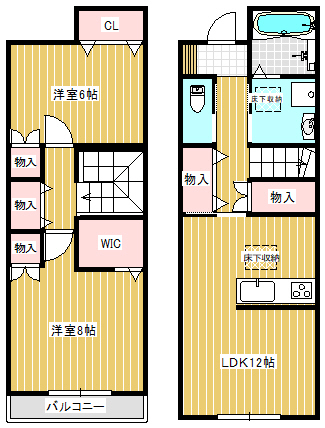 APT Libelの間取り