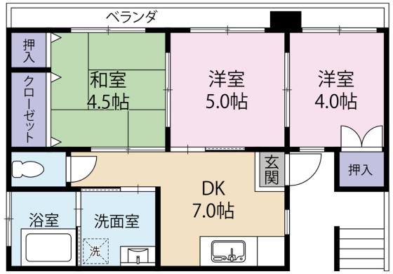 青木ビルの間取り