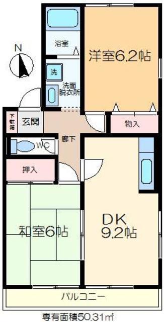 リッツハウスの間取り