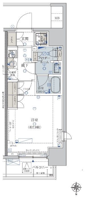 ベルシード中板橋の間取り