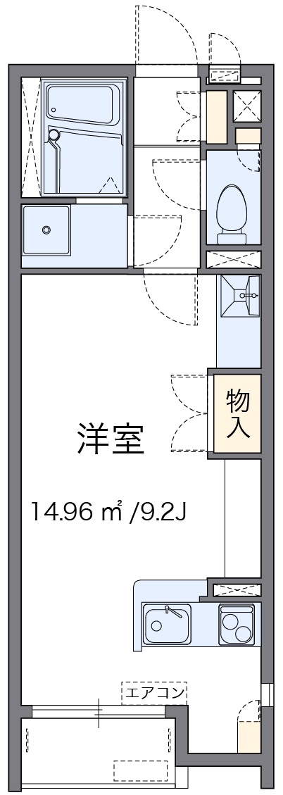 Ｋ and Aの間取り