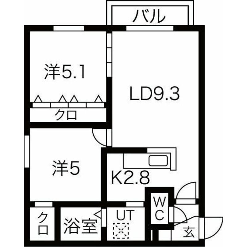 Encore北27条(アンコール北27条)の間取り