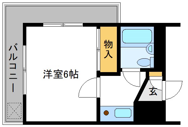 江戸川区北葛西のマンションの間取り