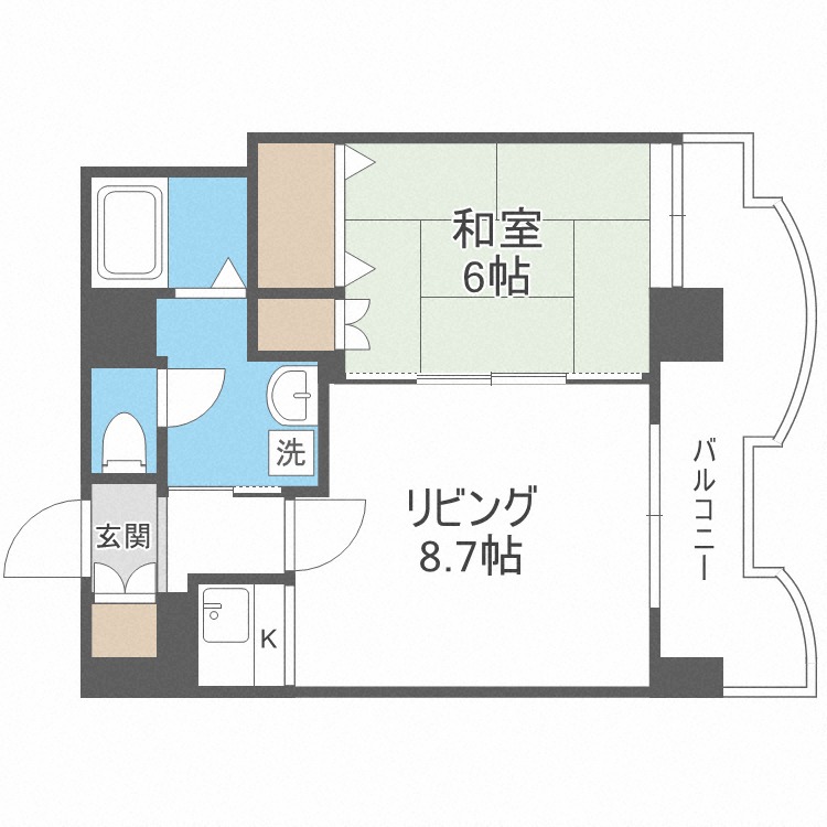 札幌ビオス館の間取り