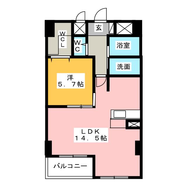 エルミタージュの間取り