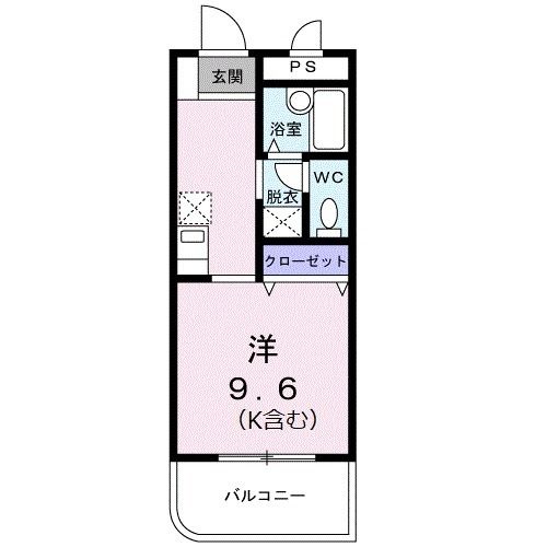 那覇市銘苅のマンションの間取り