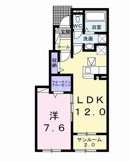 グラン　ルミエの間取り