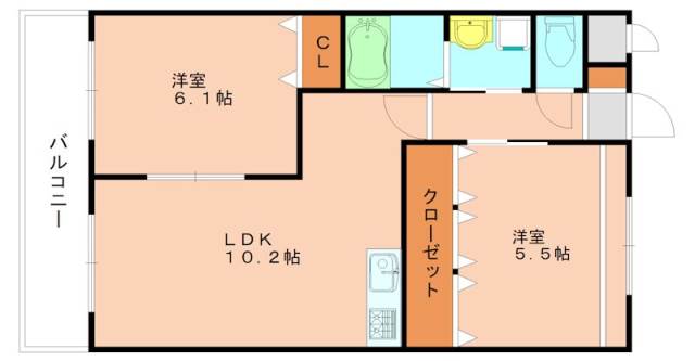 サニーコートYSの間取り