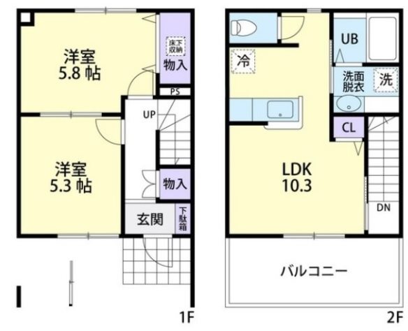 ローズ・ドミールの間取り