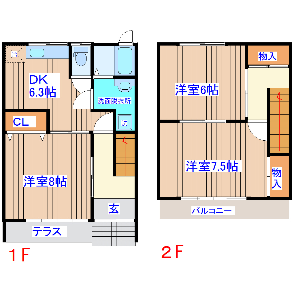 菅野コーポの間取り