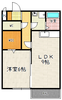 セジュール南堅田の間取り