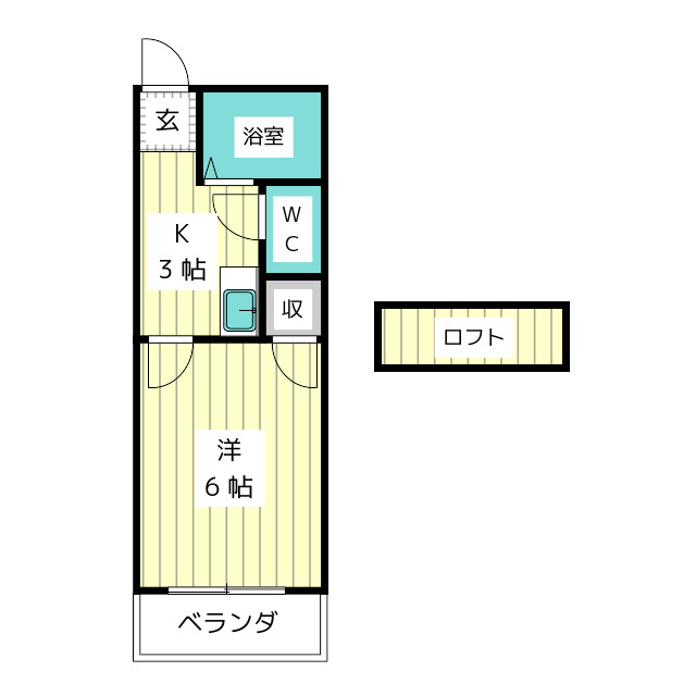 フラッツ本郷の間取り