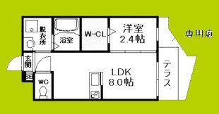 リアコート枚方御殿山NORTHの間取り