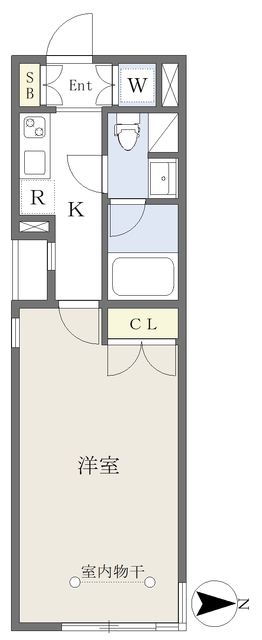 ＣＯＺＹ茶屋ヶ坂の間取り