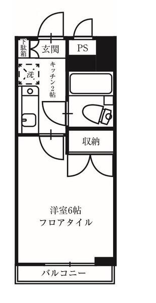 コスモリード国分寺の間取り