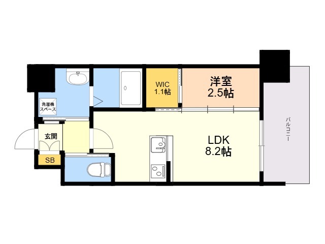 リファレンス竹下駅前の間取り