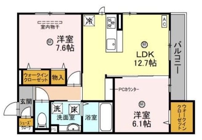 【D-room北花田の間取り】