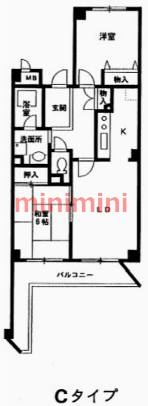 サンヒルズ千里の間取り