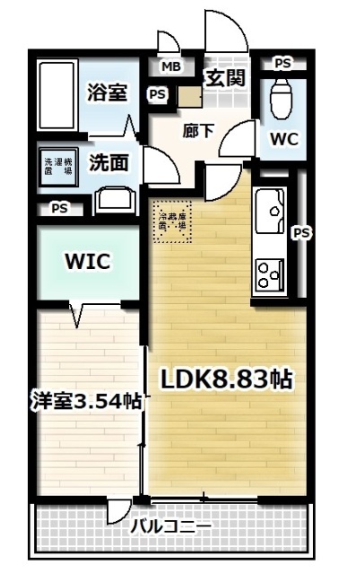 アイル京都宇治西の間取り