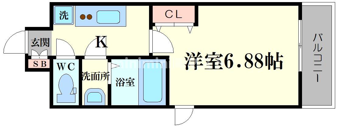 【Quintet JOTONOEの間取り】