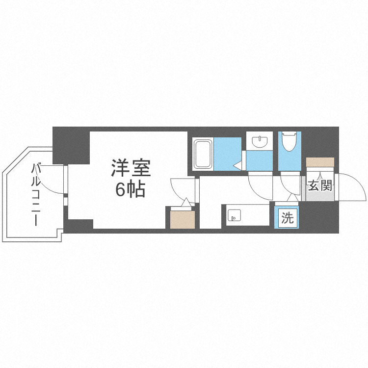 S-RESIDENCE都島Luxの間取り