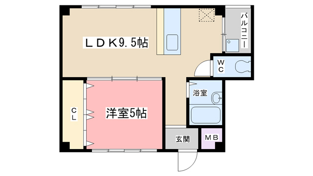 フォレスト鴨戸の間取り