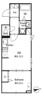 豊島区西巣鴨のマンションの間取り