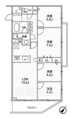 LIME RESIDENCE HIKIFUNEの間取り