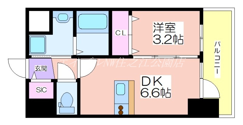 SOFIA住吉大社の間取り