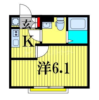 仮称）夏見３丁目住宅共同の間取り